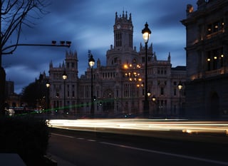 Photograph Plaza Mayor at Dusk